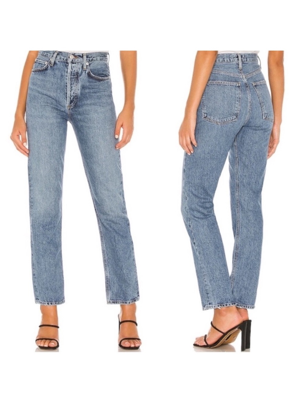 AGOLDE High Waist 90s Pinch Straight Leg Jeans Size 25
